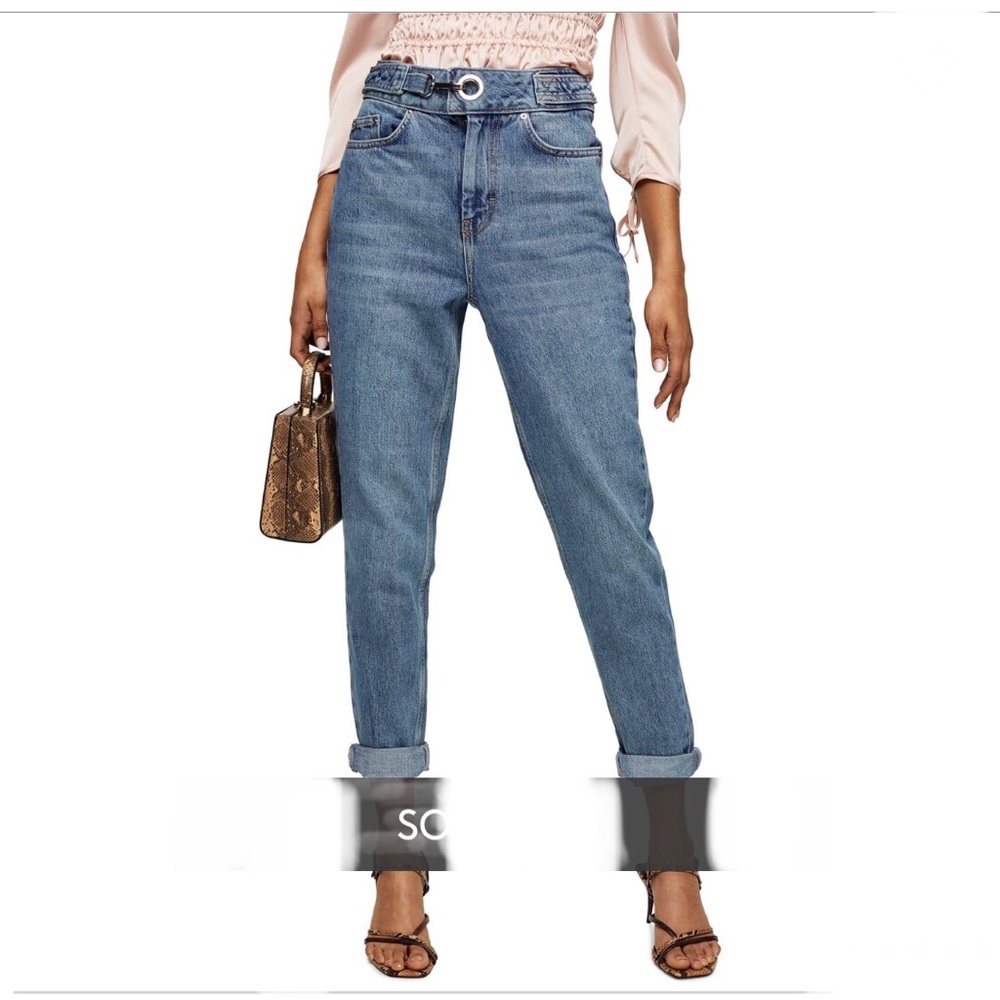 TopShop D-Ring Mom Jeans